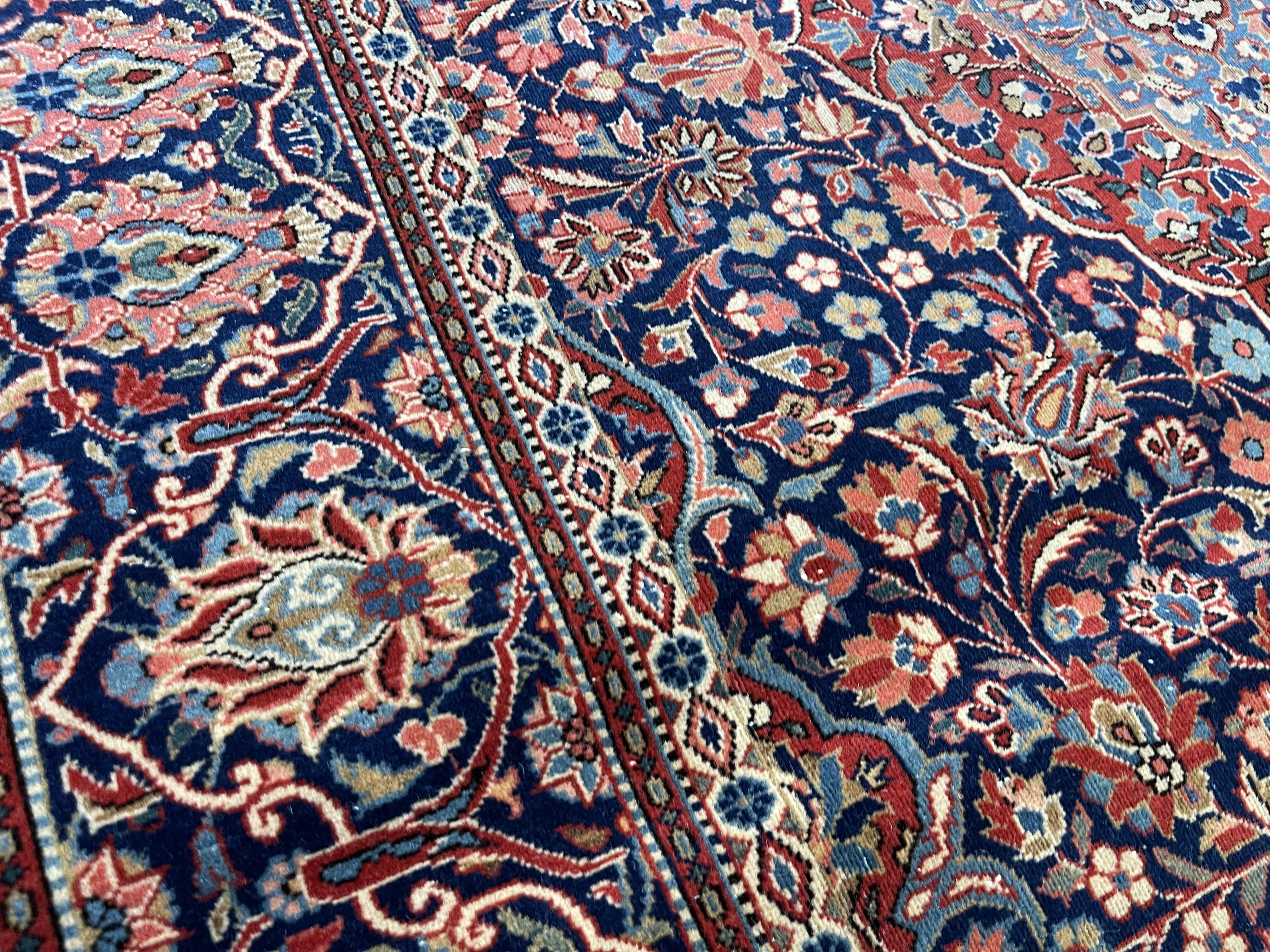 Vintage kashan Rug - # 78158