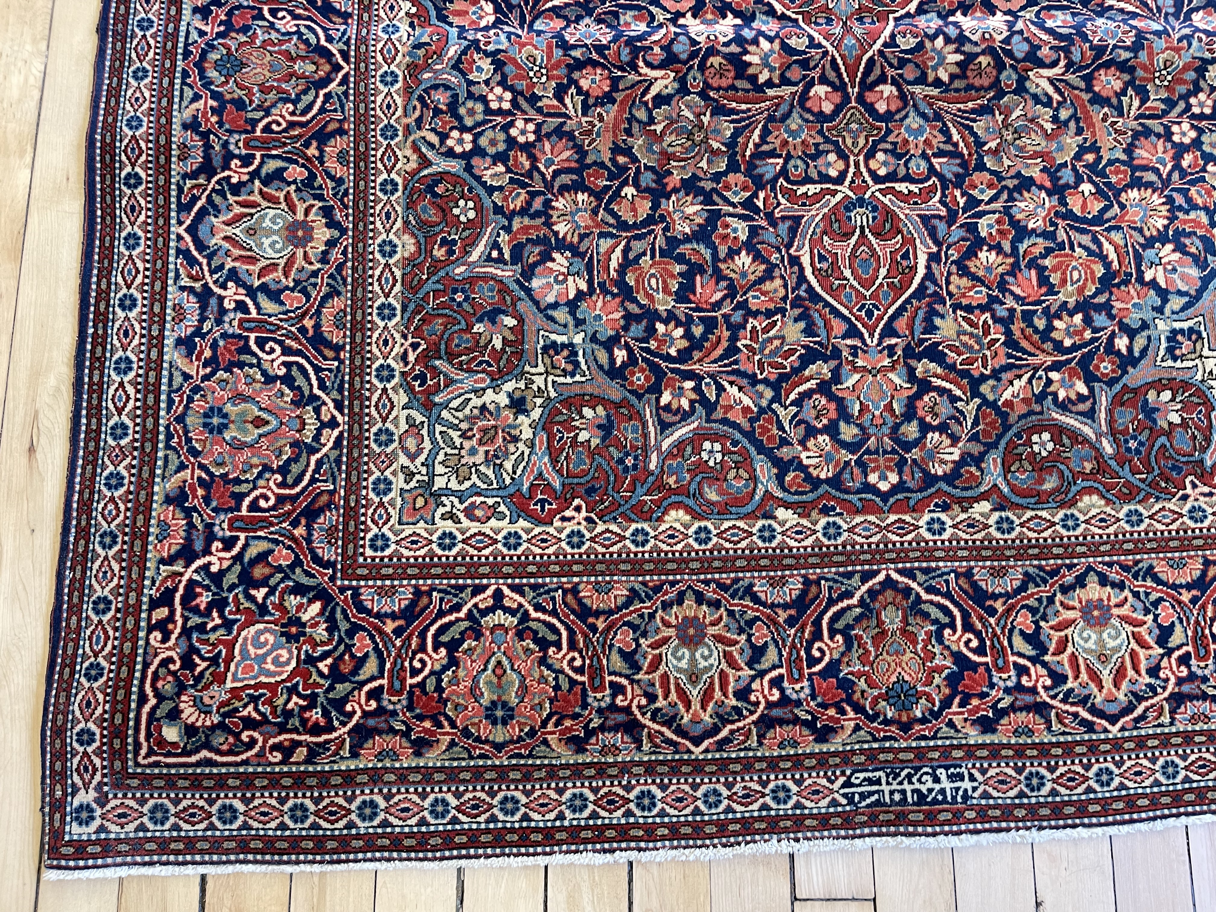 Vintage kashan Rug - # 78158