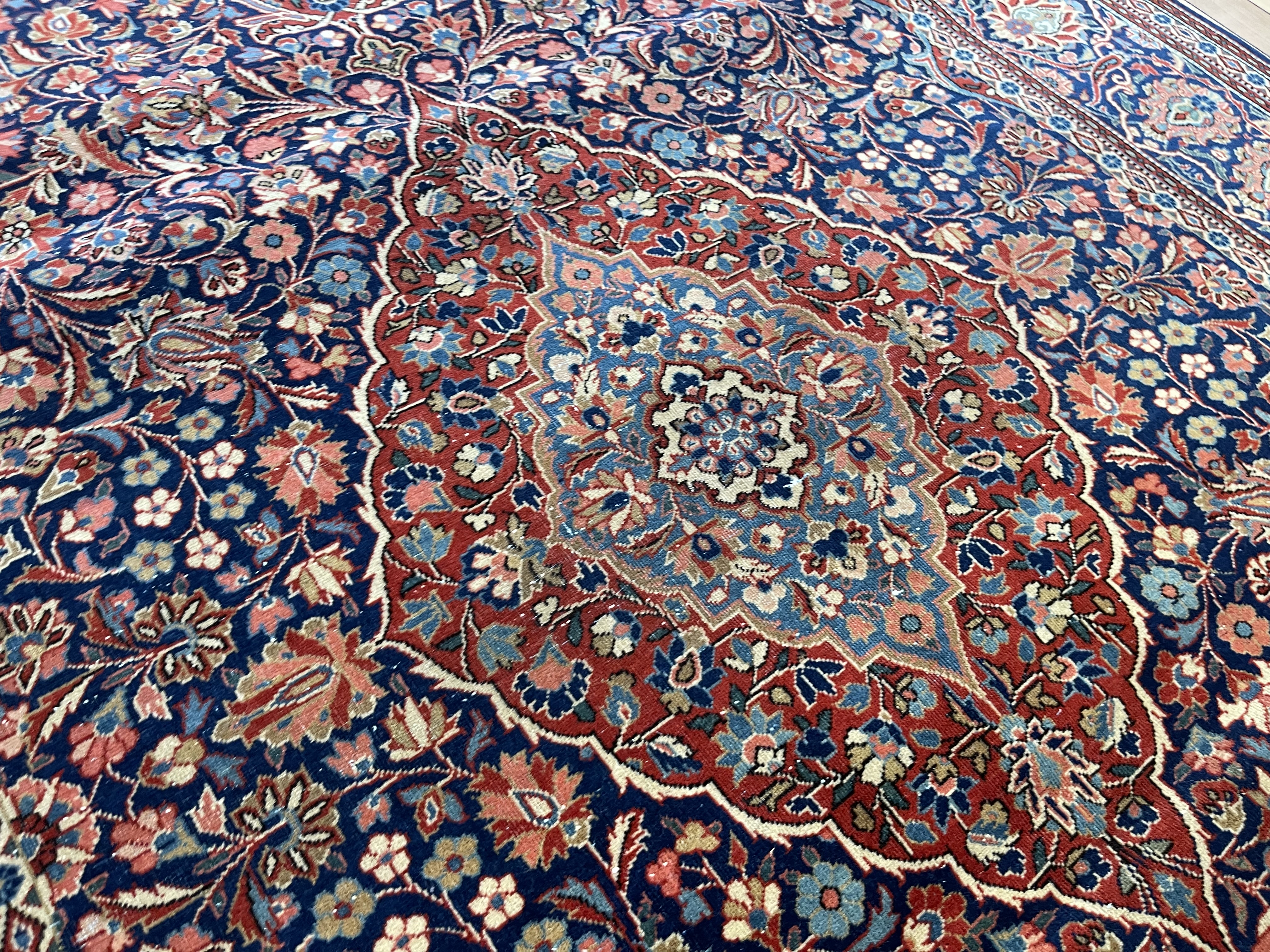 Vintage kashan Rug - # 78158