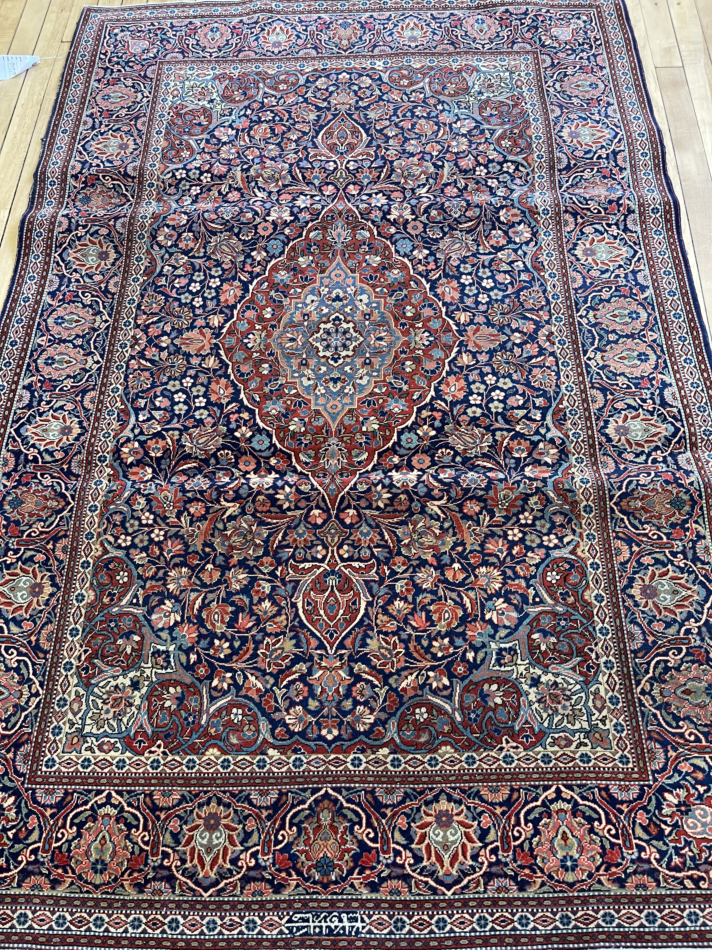 Vintage kashan Rug - # 78158