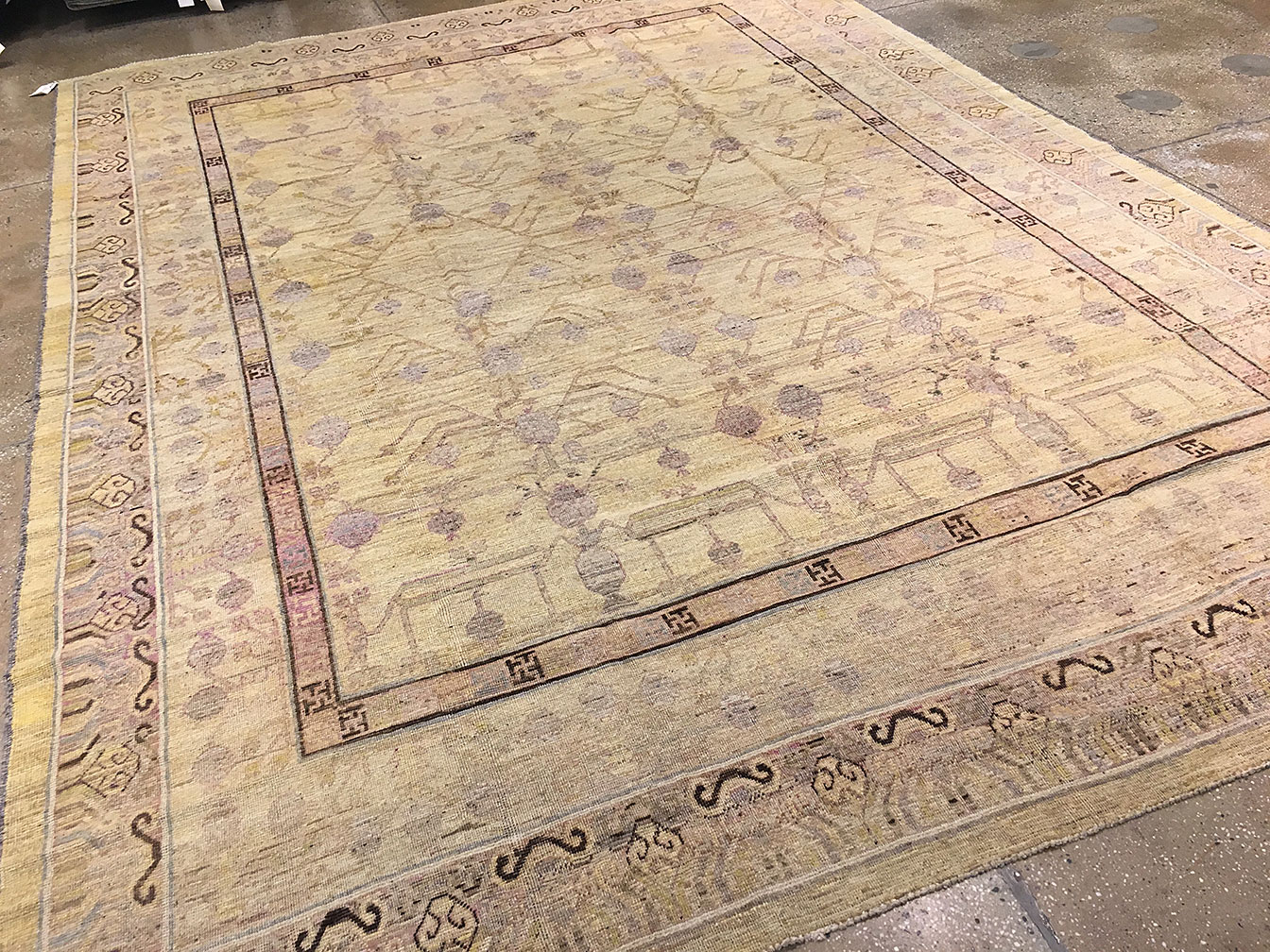 Vintage khotan Carpet - # 51170