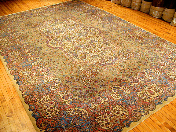 Vintage kirman Carpet - # 5211