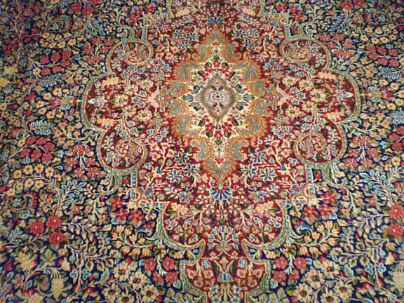 Vintage kirman Carpet - # 5796