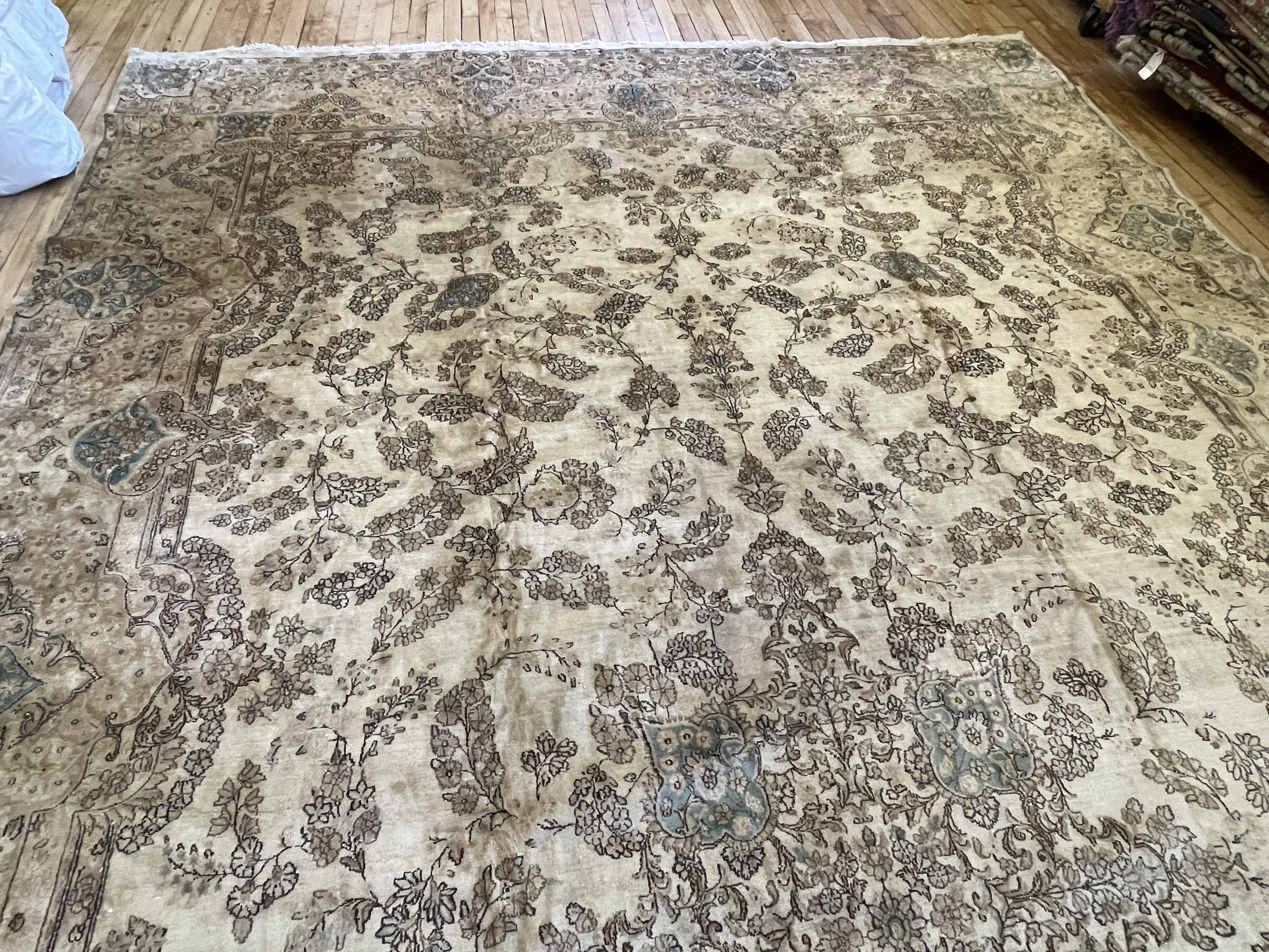 Vintage kirman Carpet - # 78296