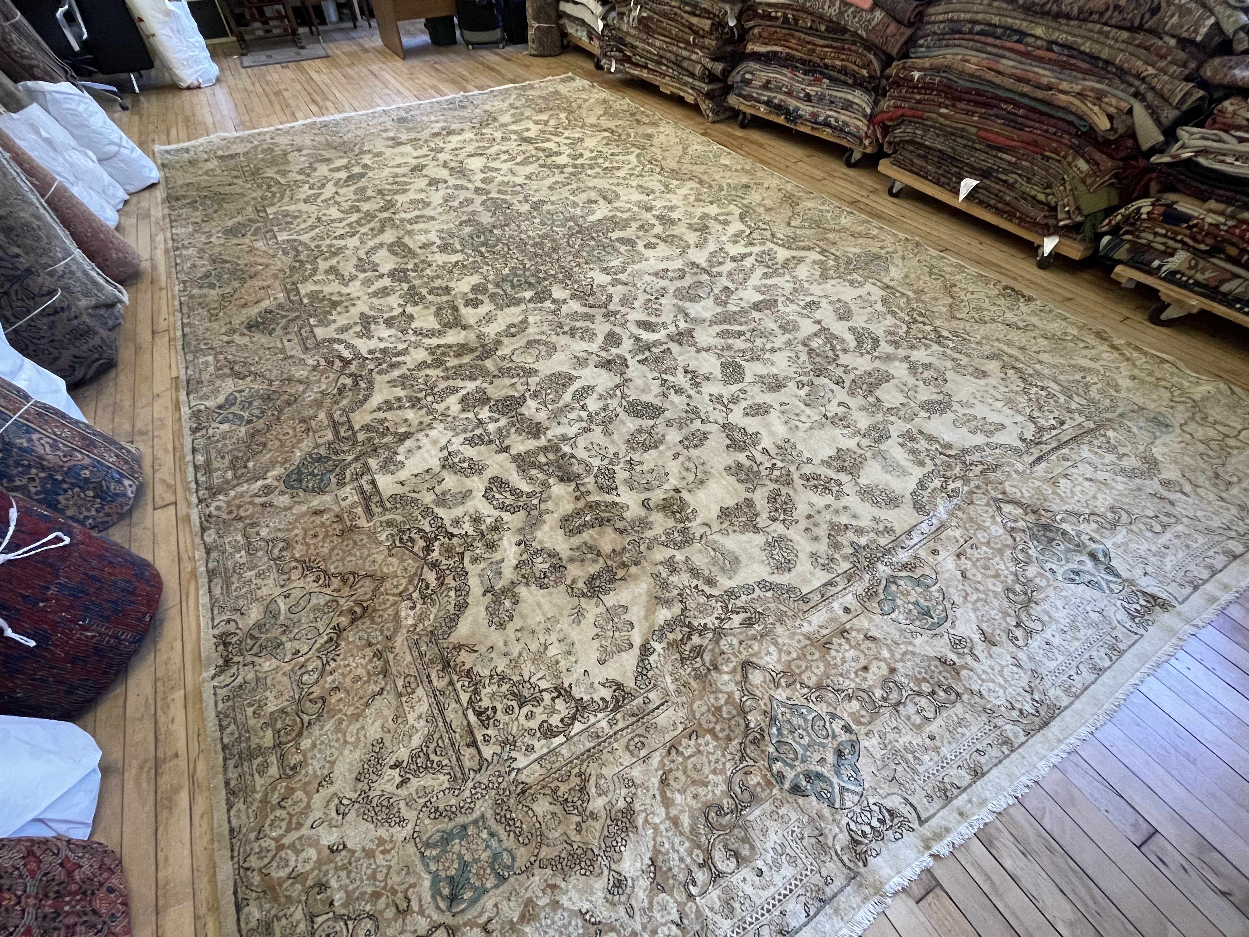 Vintage kirman Carpet - # 78296