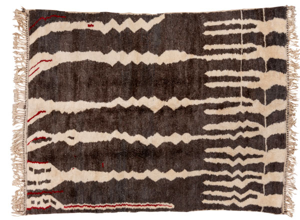 Vintage moroccan Carpet - # 54220