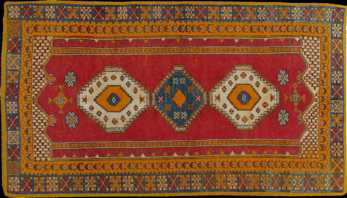 Vintage moroccan Rug - # 52434