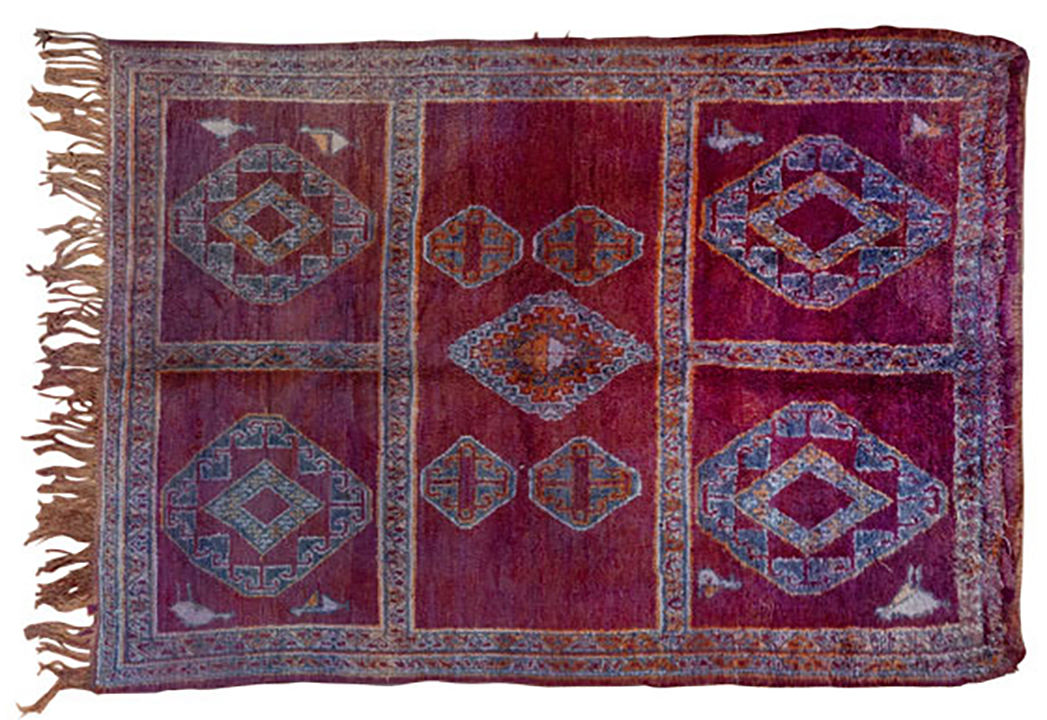 Vintage moroccan Rug - # 54031