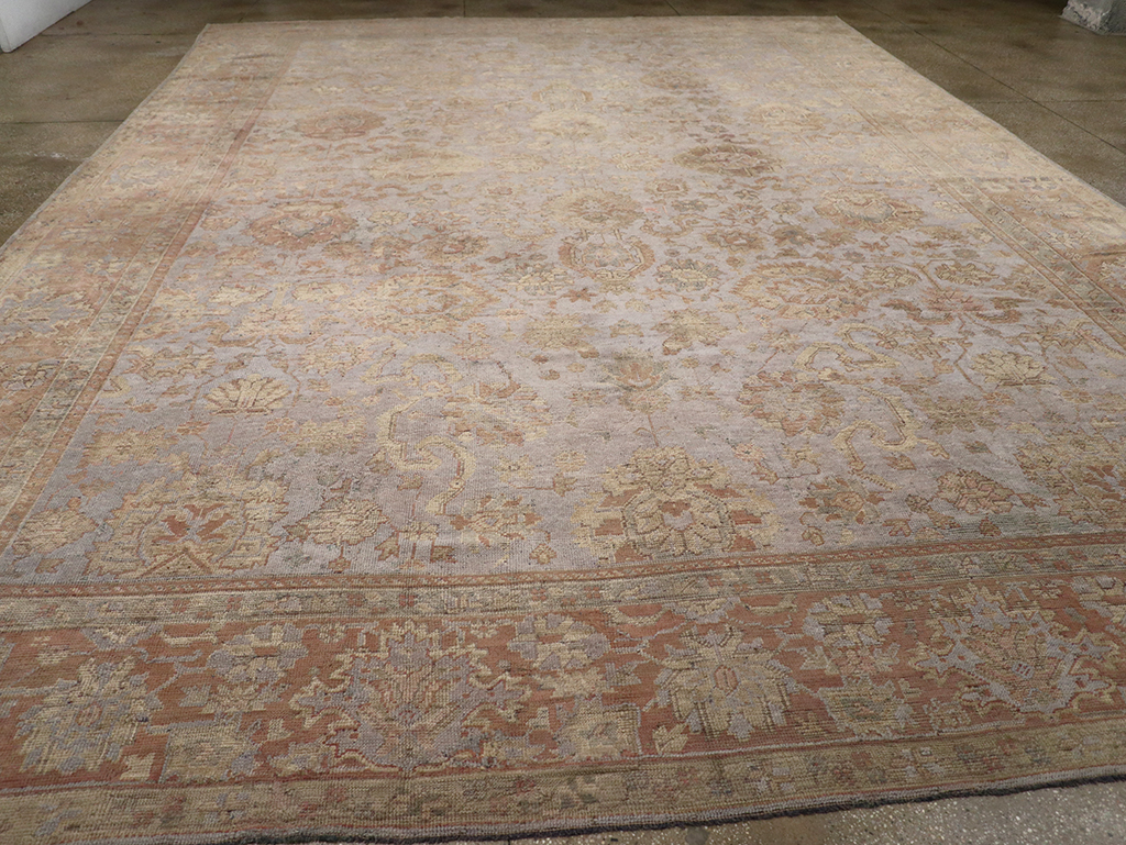 Vintage oushak Carpet - # 57856