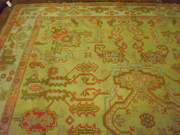 Vintage oushak Carpet - # 5868