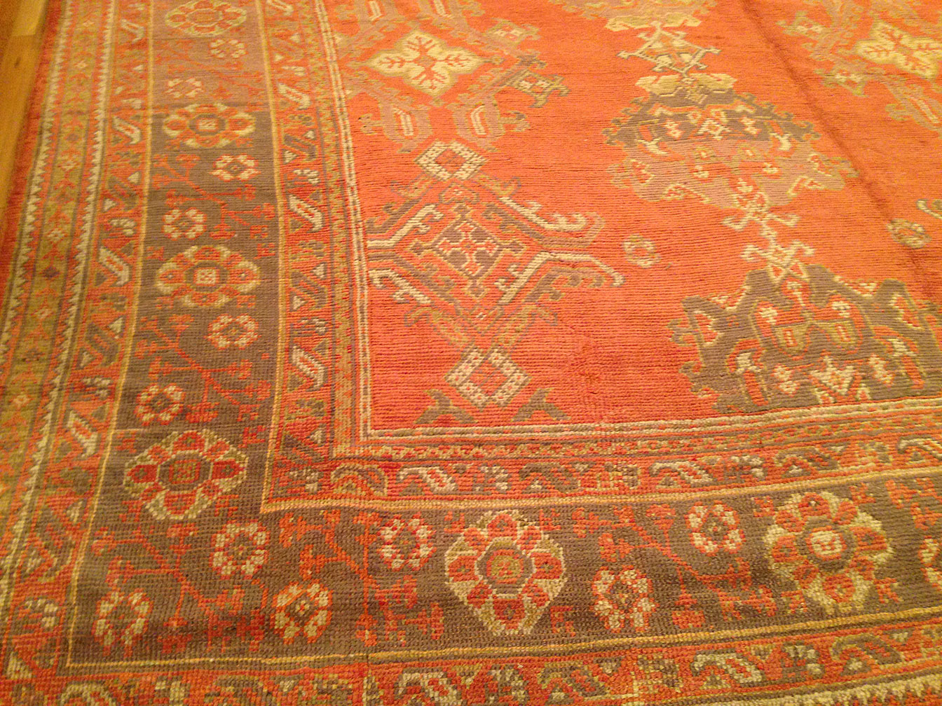 Vintage oushak Carpet - # 9572