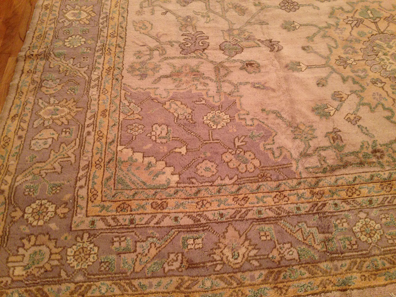 Vintage oushak Carpet - # 9786