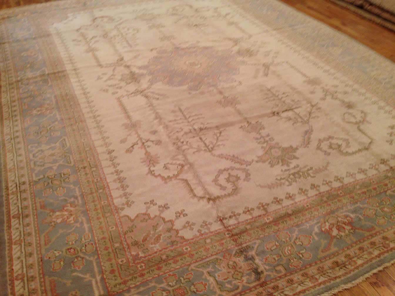 Vintage oushak Carpet - # 9787
