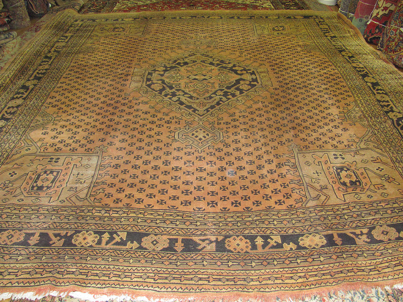 Vintage oushak Carpet - # 9789