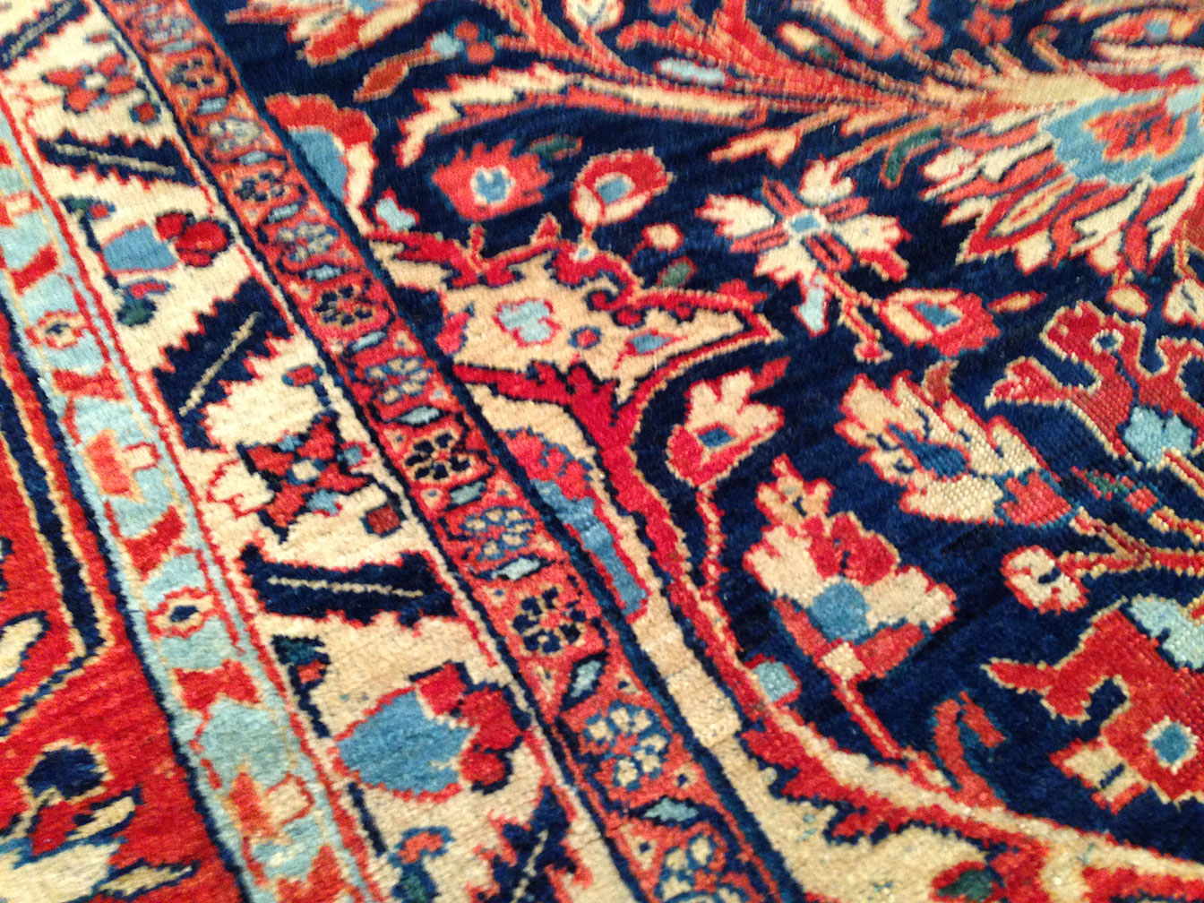 Vintage sarouk Carpet - # 50281