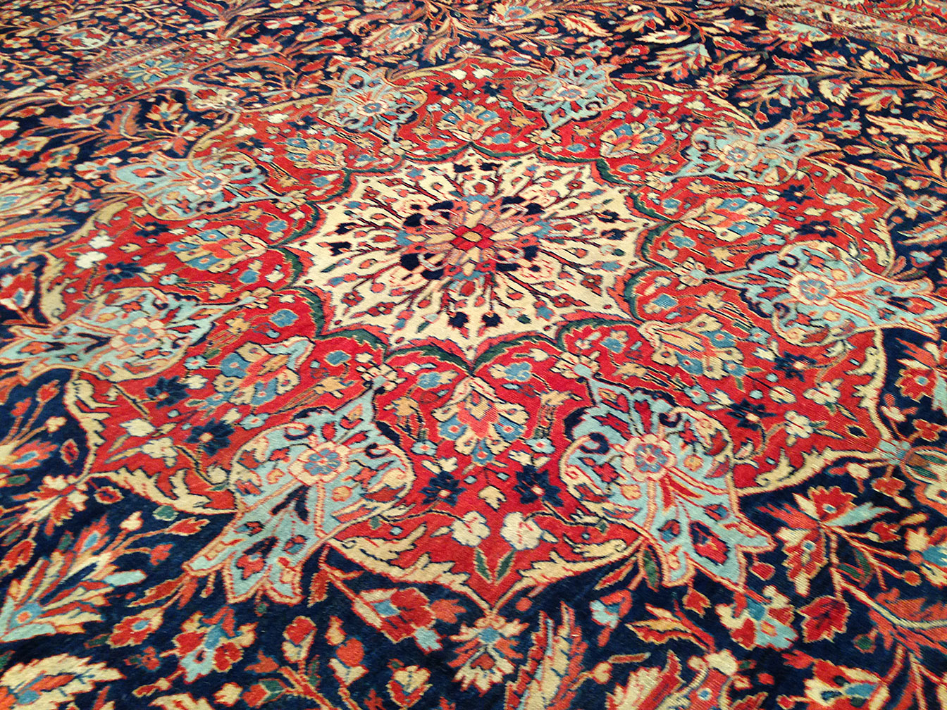 Vintage sarouk Carpet - # 50281