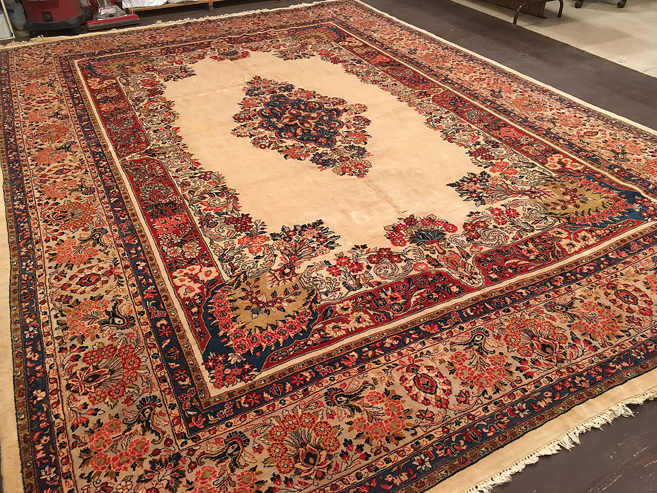 Vintage sarouk Carpet - # 51013