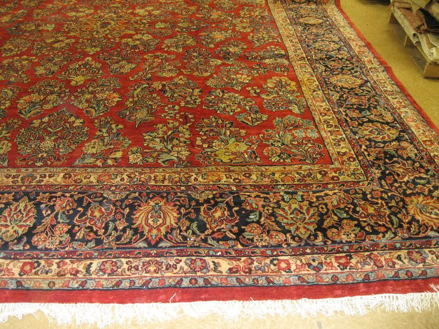 Vintage sarouk Carpet - # 52350