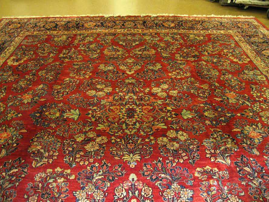 Vintage sarouk Carpet - # 52350