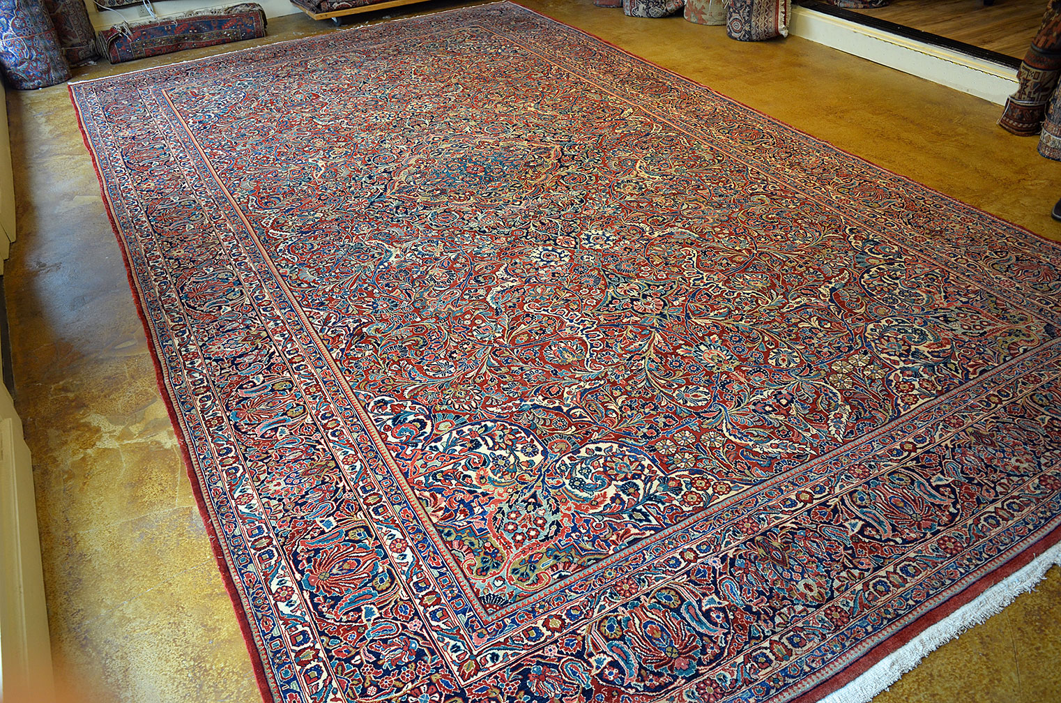 Vintage sarouk Carpet - # 52478