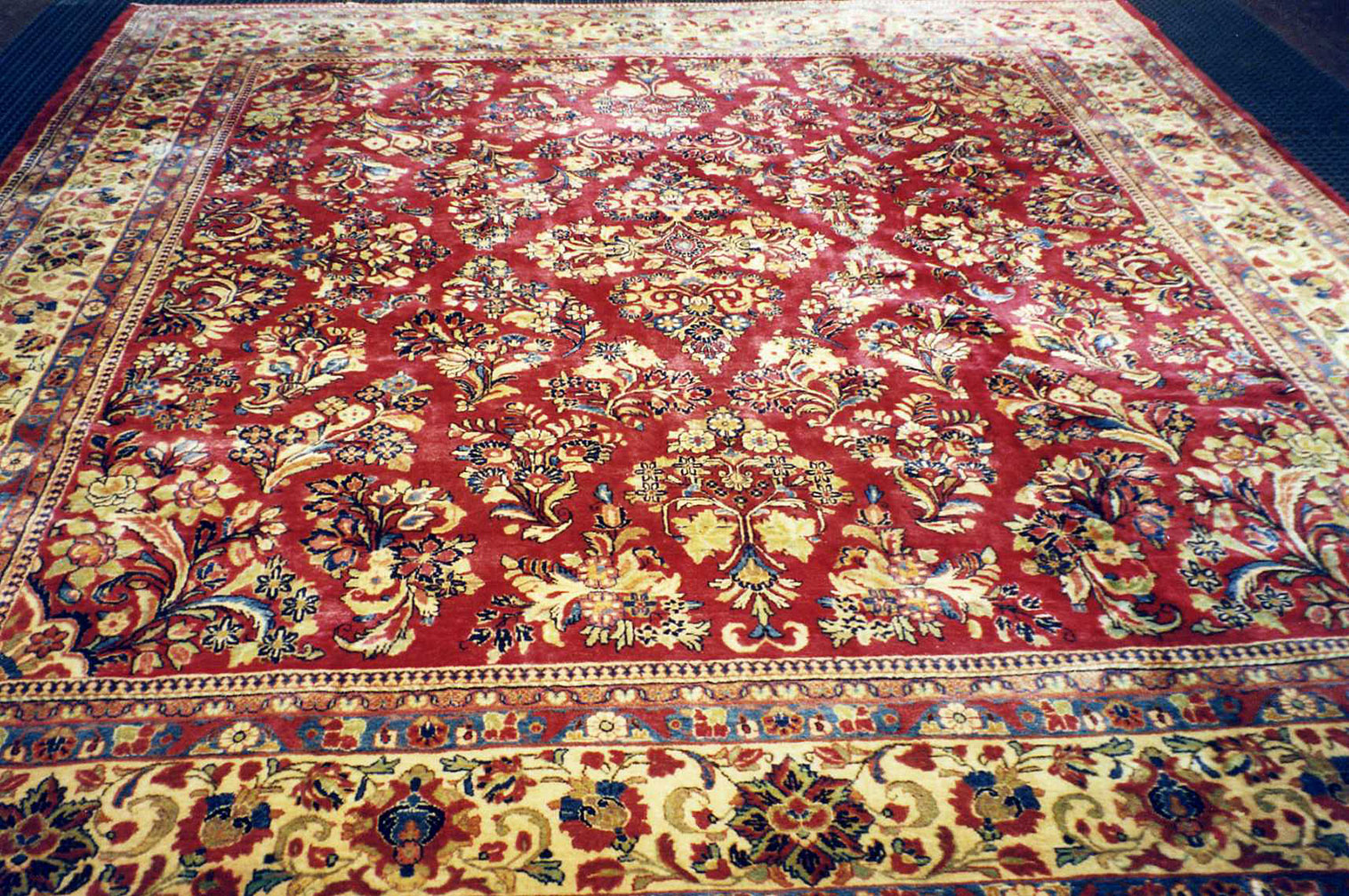 Vintage sarouk Carpet - # 53399