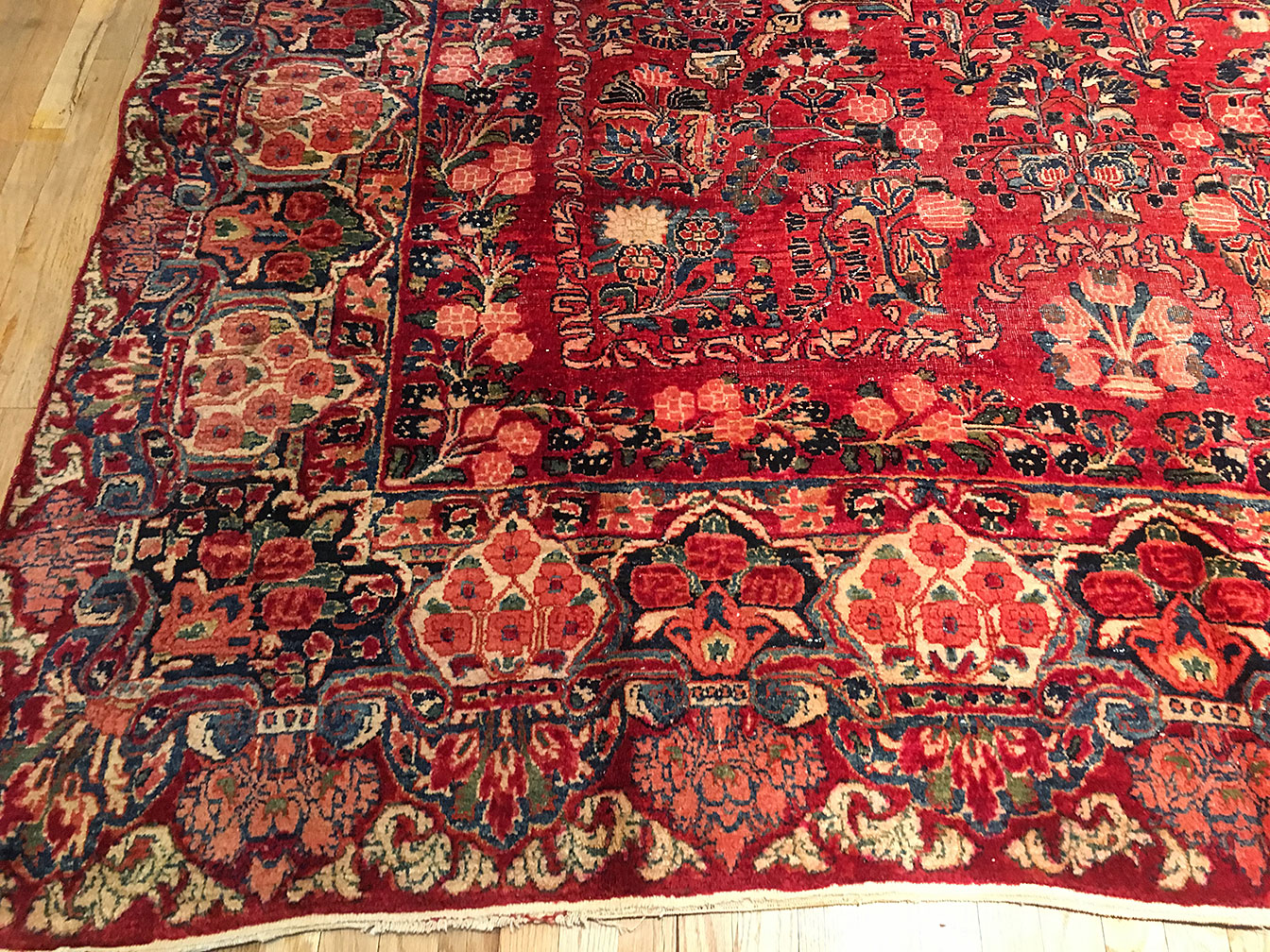 Vintage sarouk Carpet - # 53404