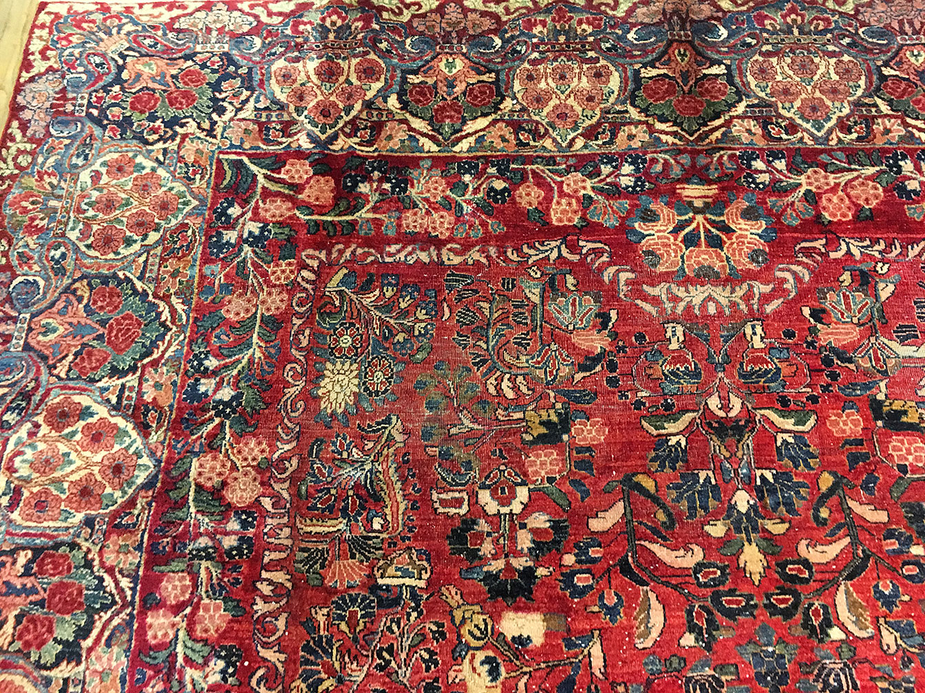 Vintage sarouk Carpet - # 53404