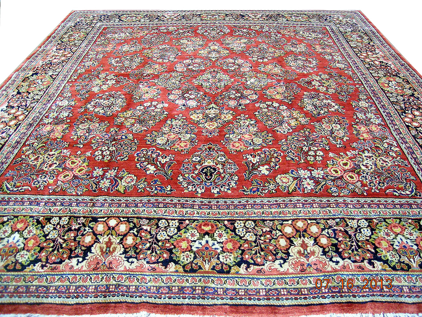 Vintage sarouk Carpet - # 53410