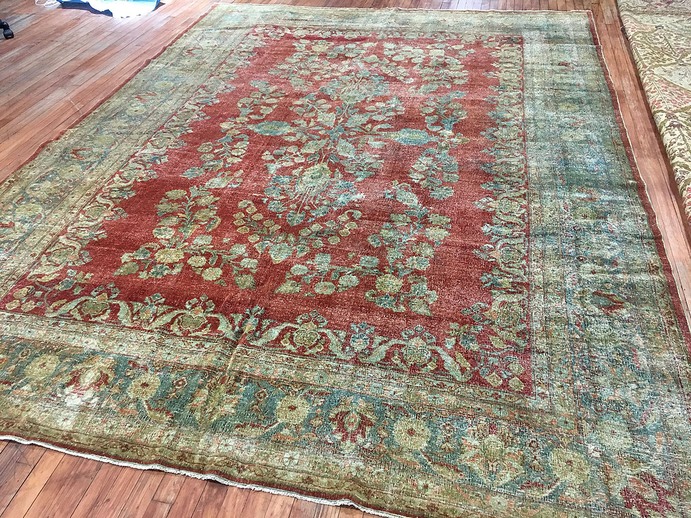 Vintage sarouk Carpet - # 53525