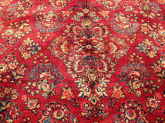 Vintage sarouk Carpet - # 5387