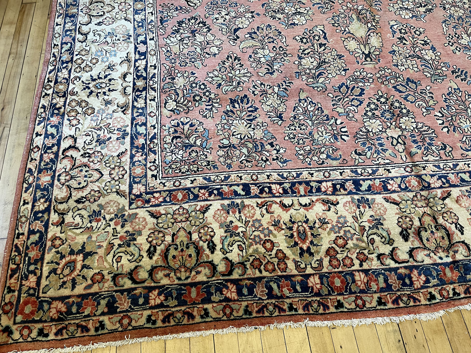 Vintage sarouk Carpet - # 58252