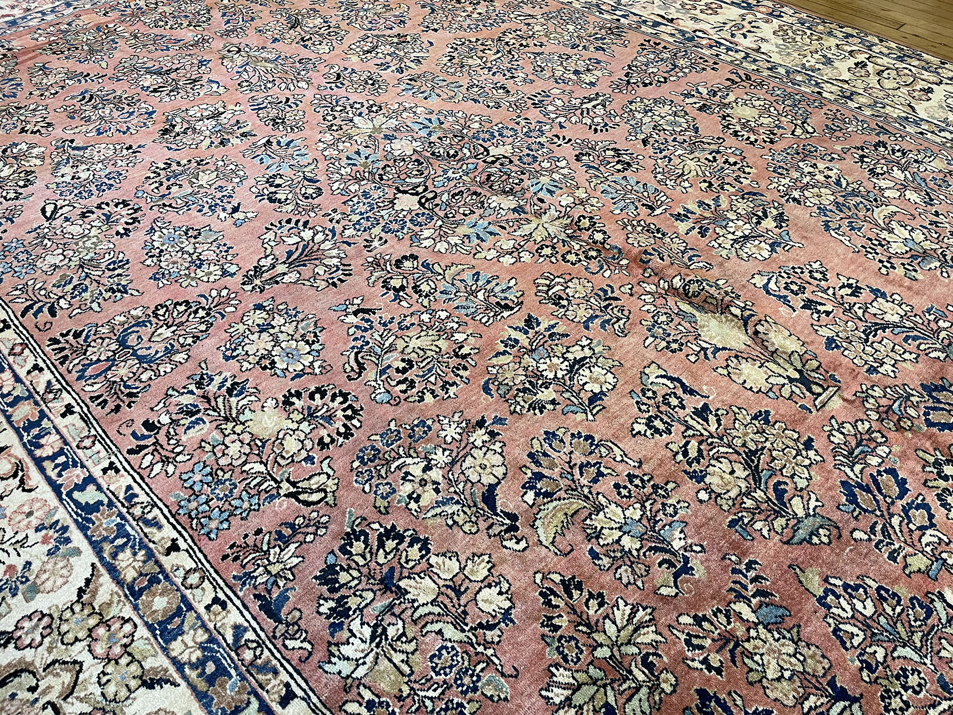 Vintage sarouk Carpet - # 58252