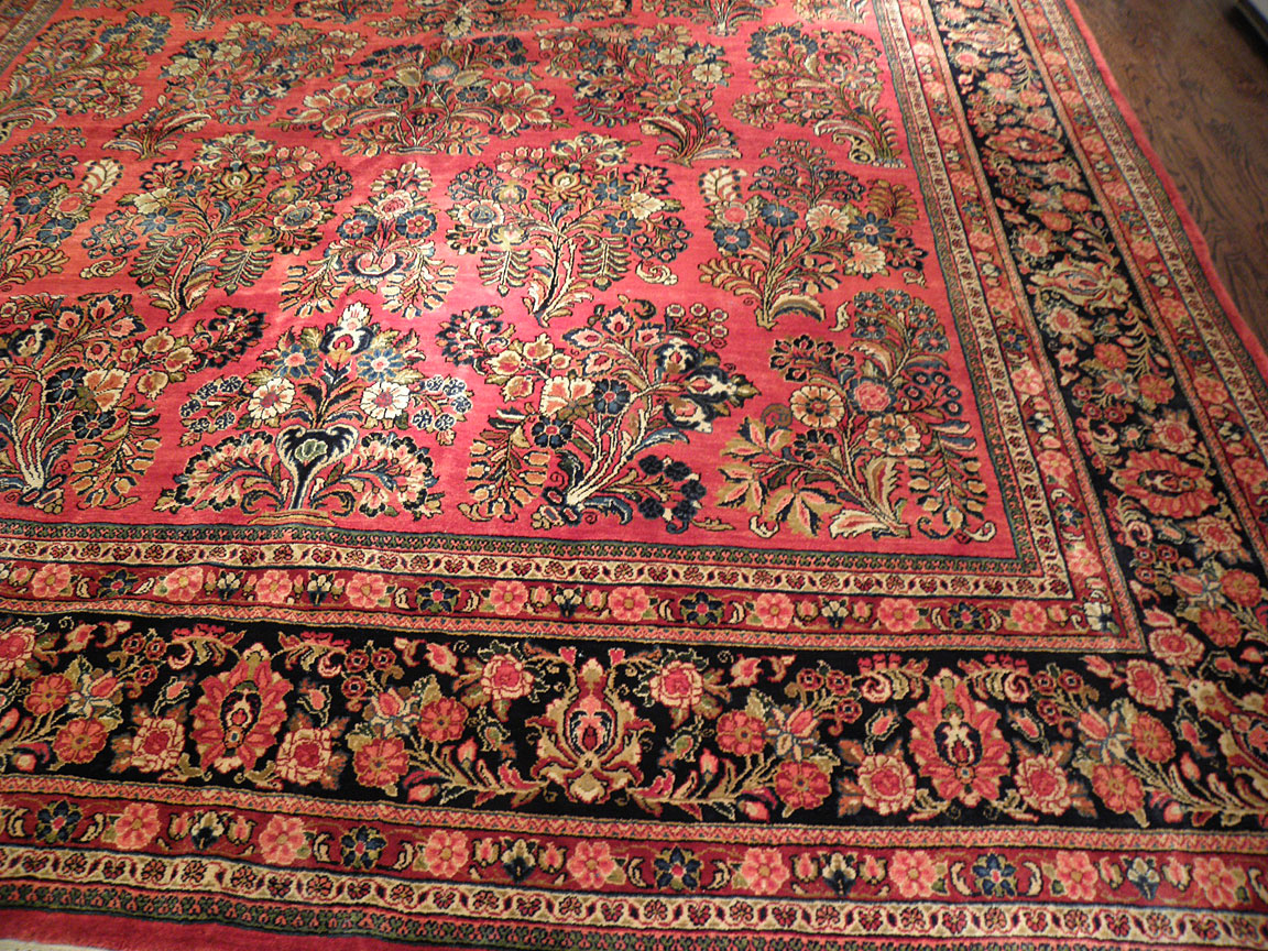Vintage sarouk Carpet - # 6881
