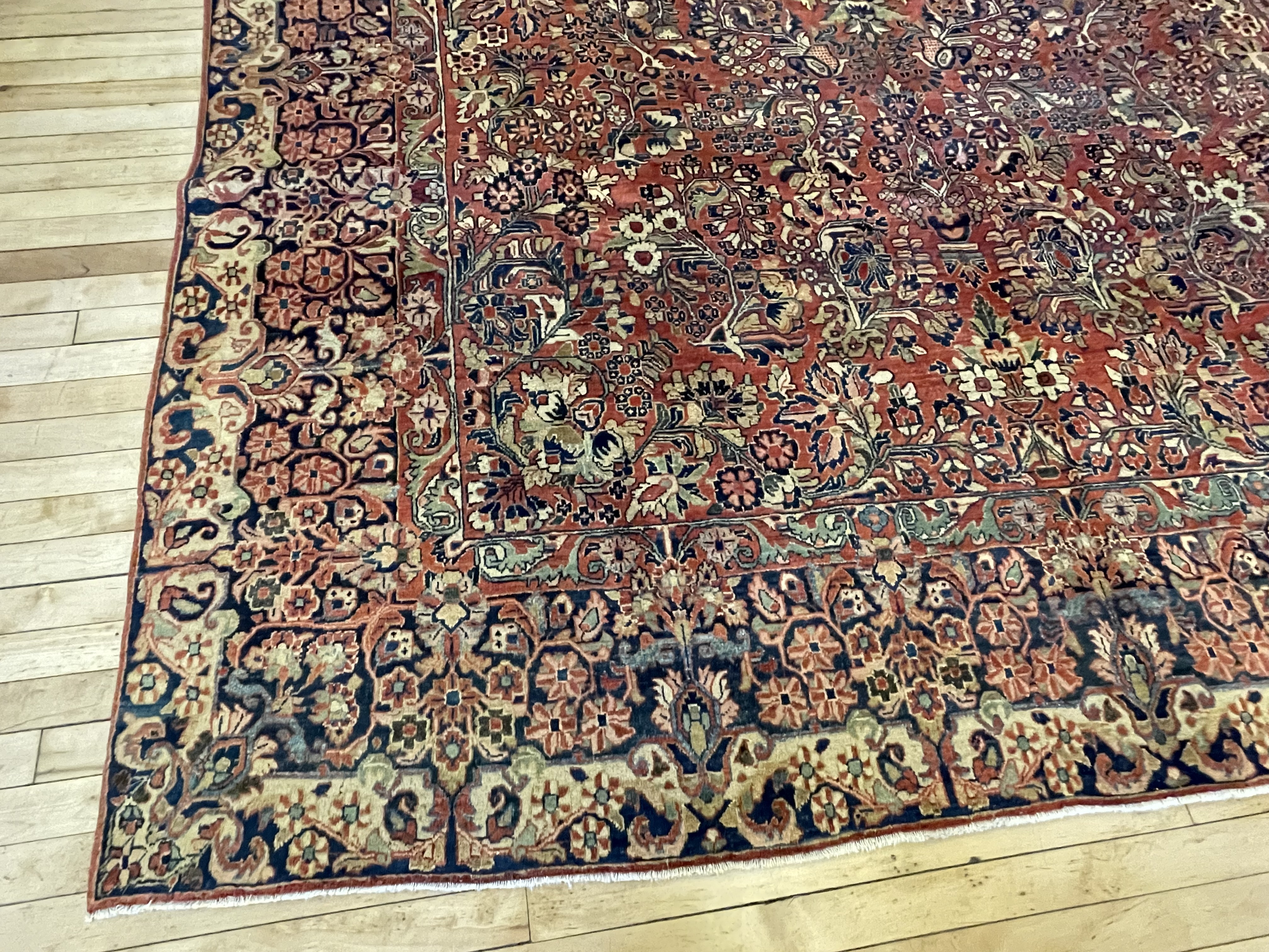 Vintage sarouk Carpet - # 78138