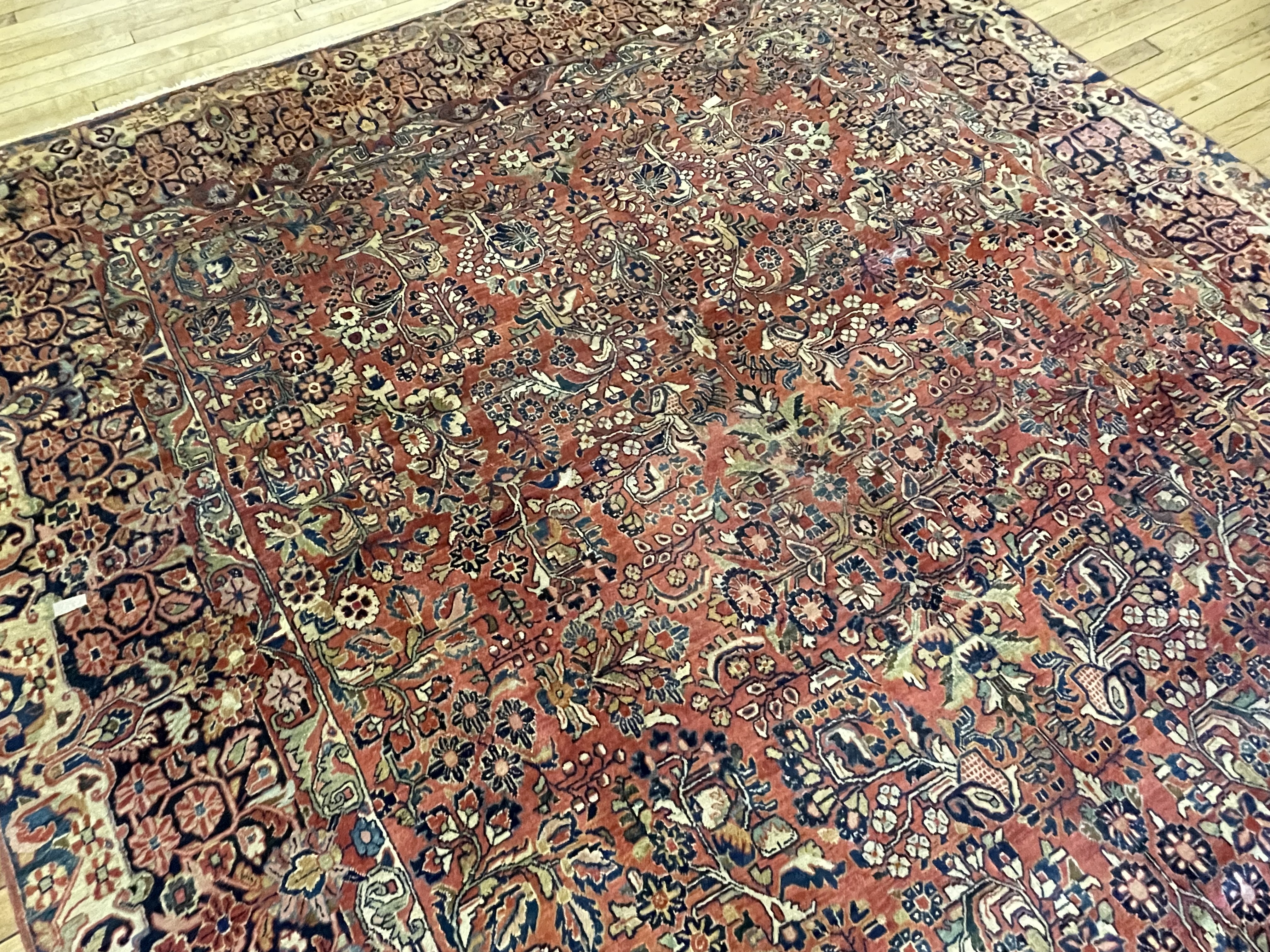 Vintage sarouk Carpet - # 78138