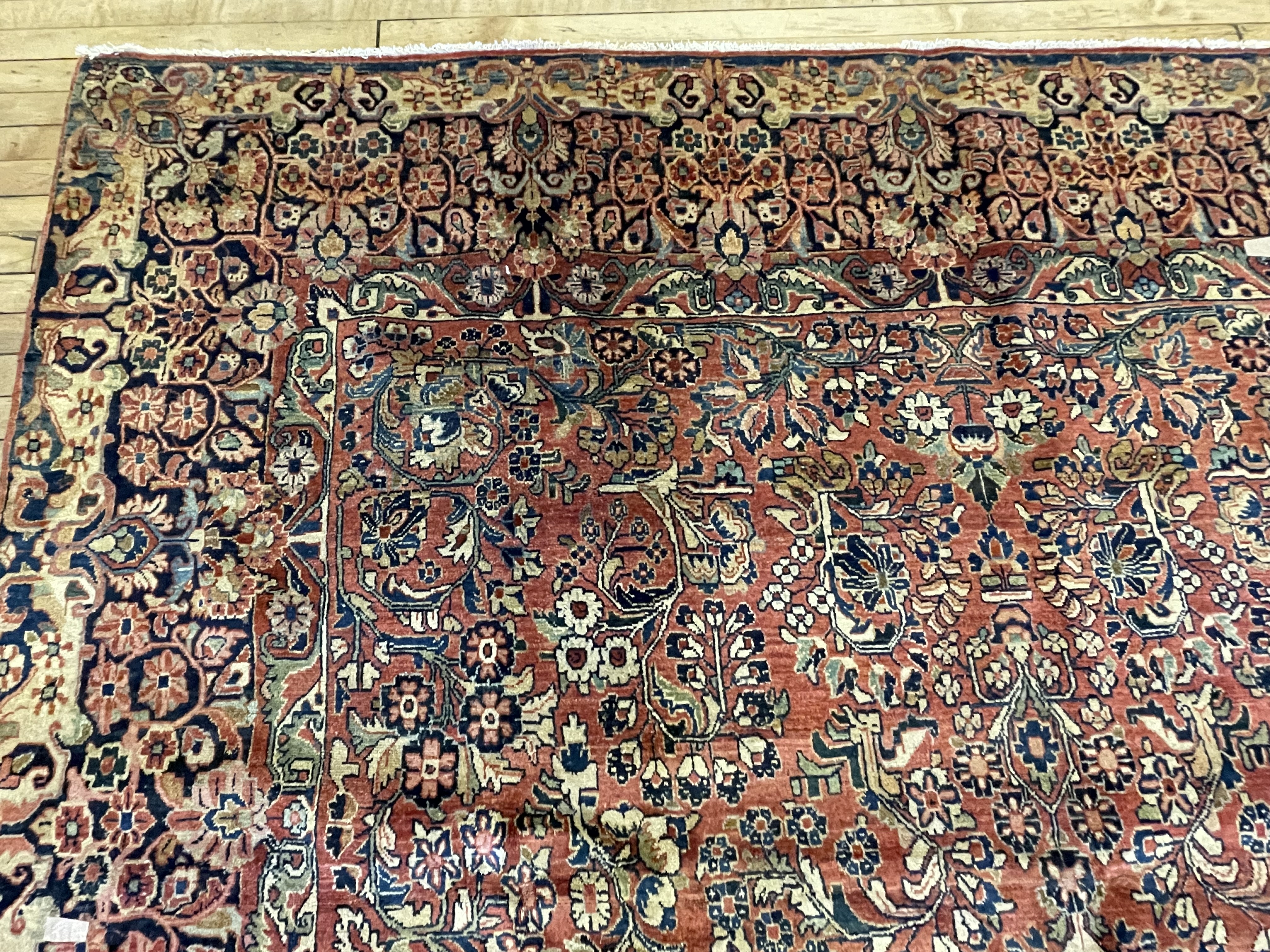 Vintage sarouk Carpet - # 78138