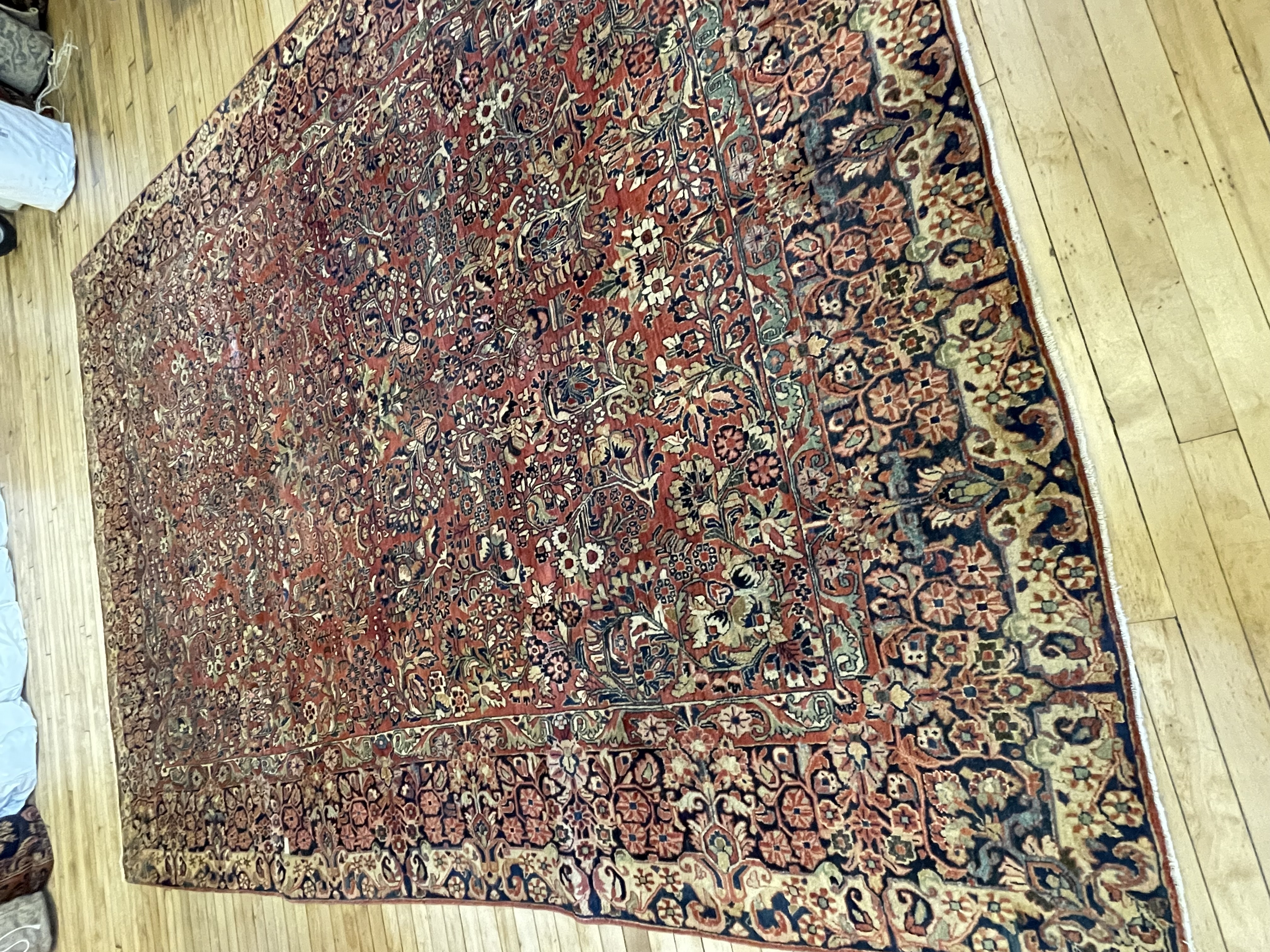 Vintage sarouk Carpet - # 78138