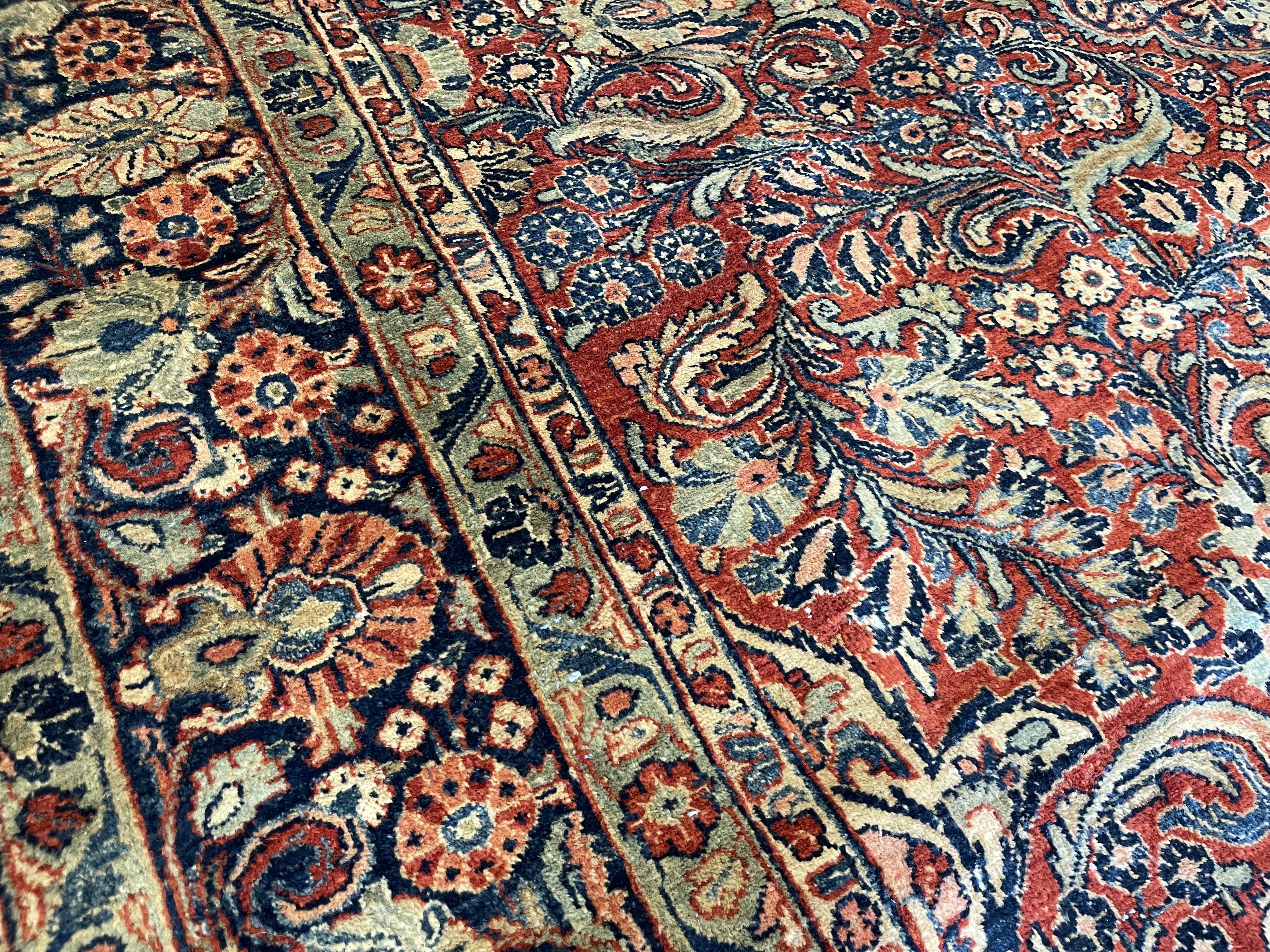 Vintage sarouk Carpet - # 78237