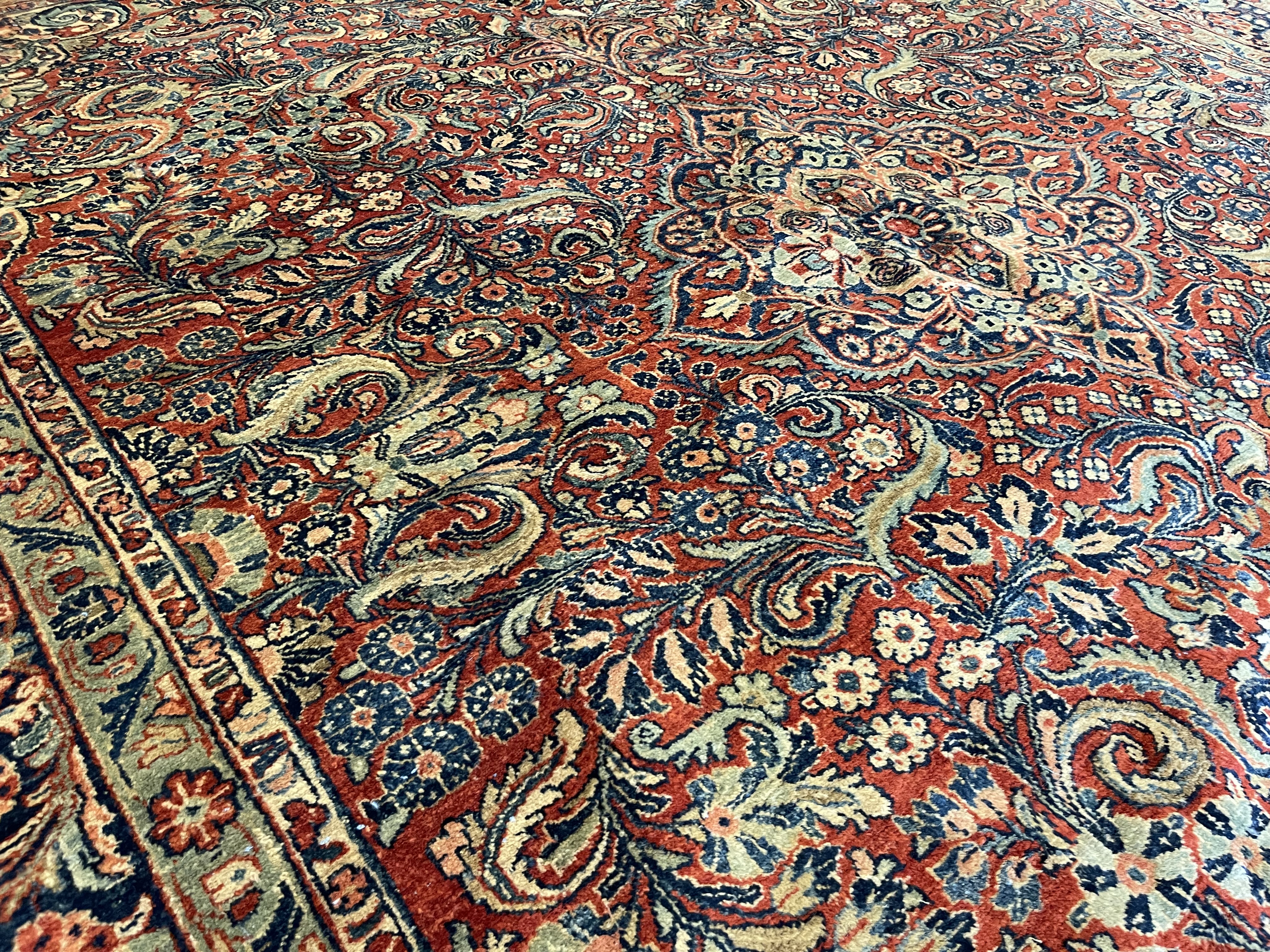 Vintage sarouk Carpet - # 78237