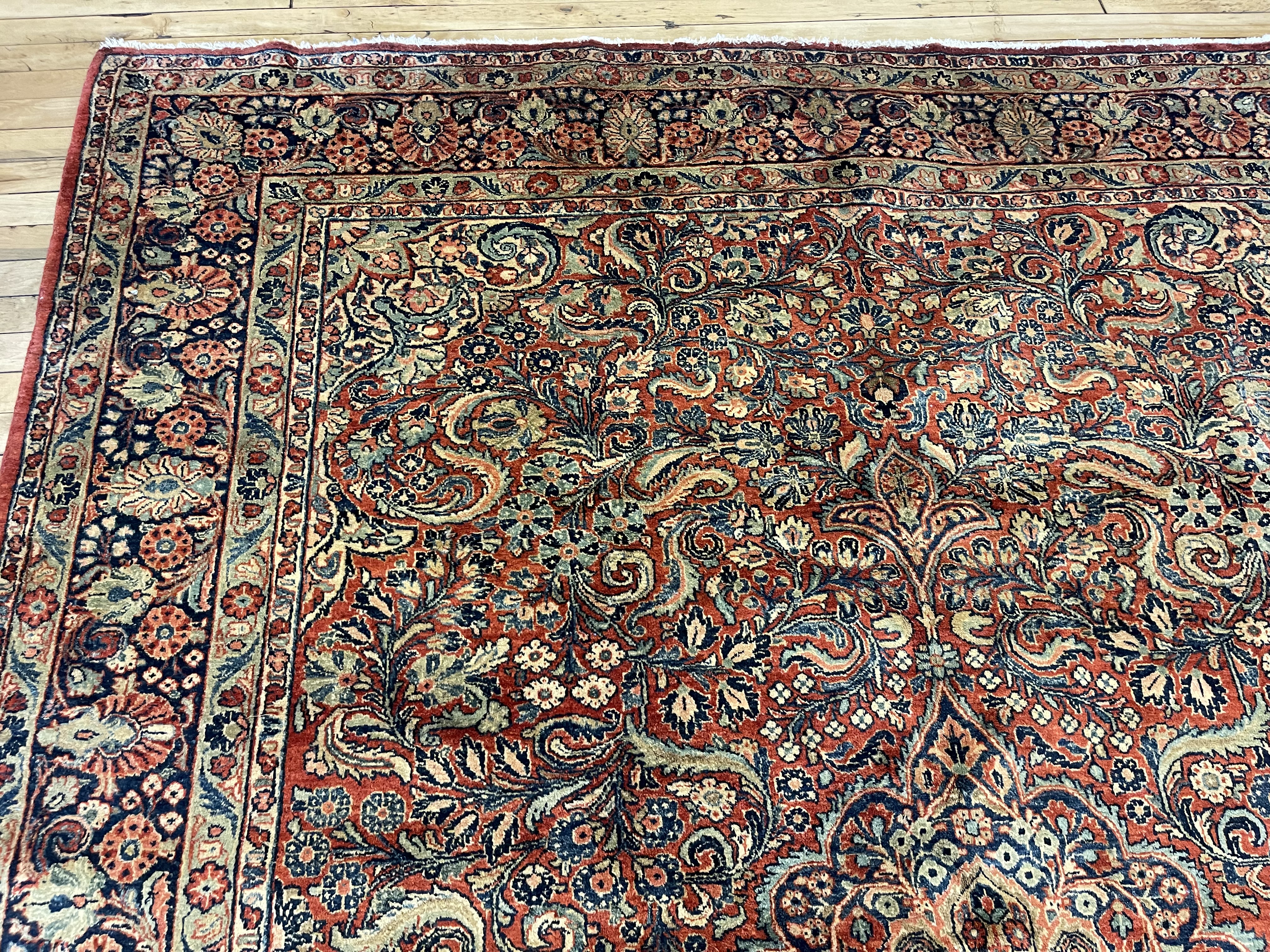 Vintage sarouk Carpet - # 78237