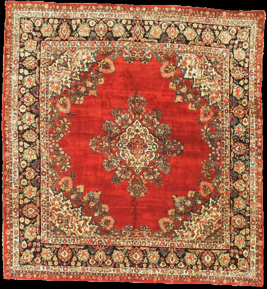 Vintage sarouk Carpet - # 9446