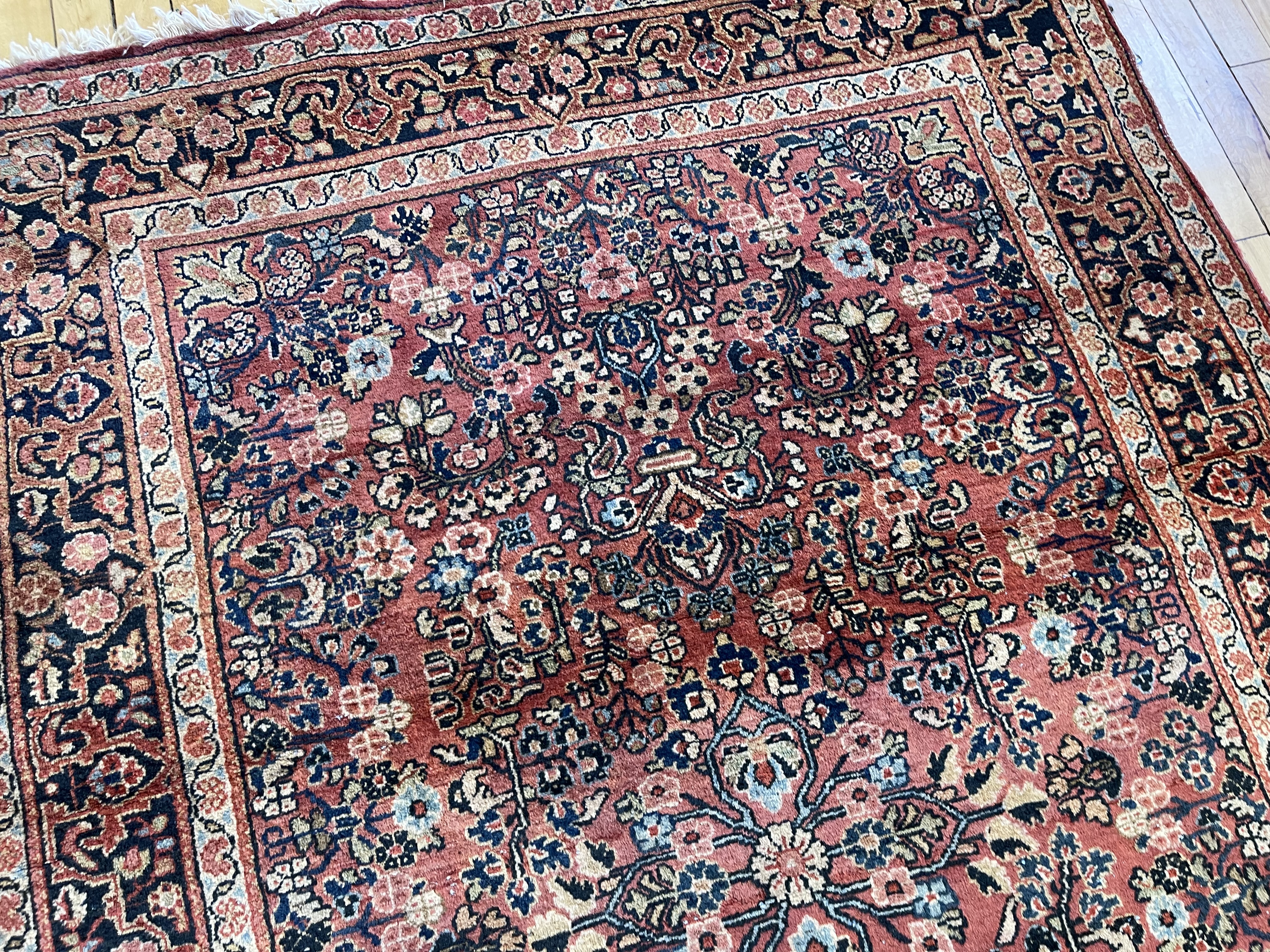 Vintage sarouk Rug - # 78159
