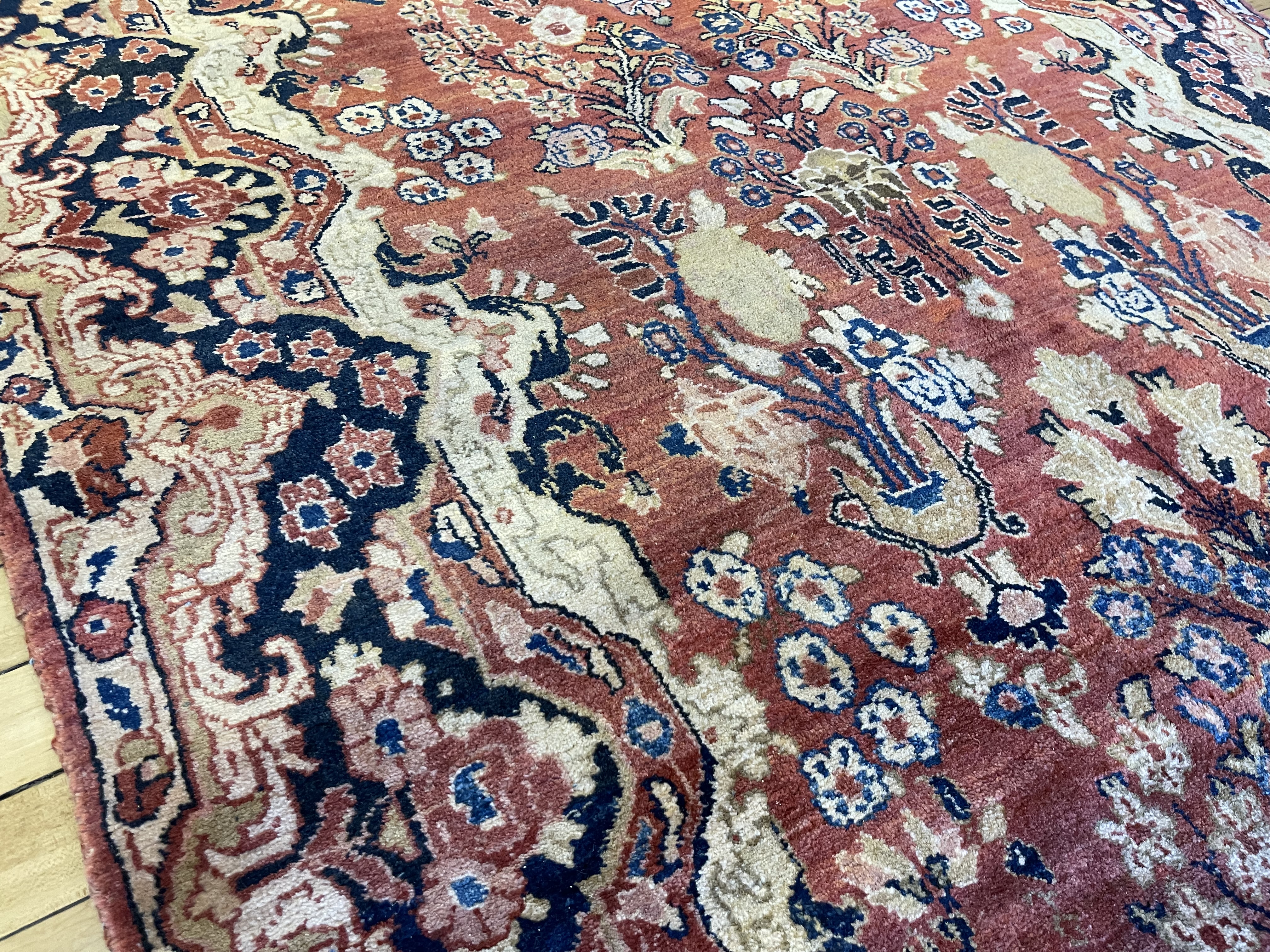 Vintage sarouk Runner - # 78211