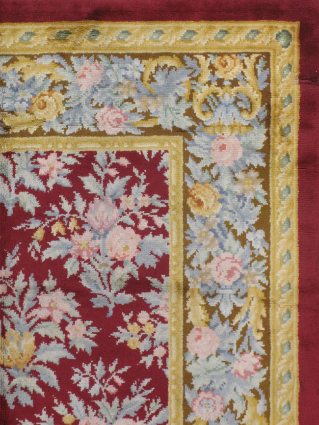 Vintage savonnerie Carpet - # 10854