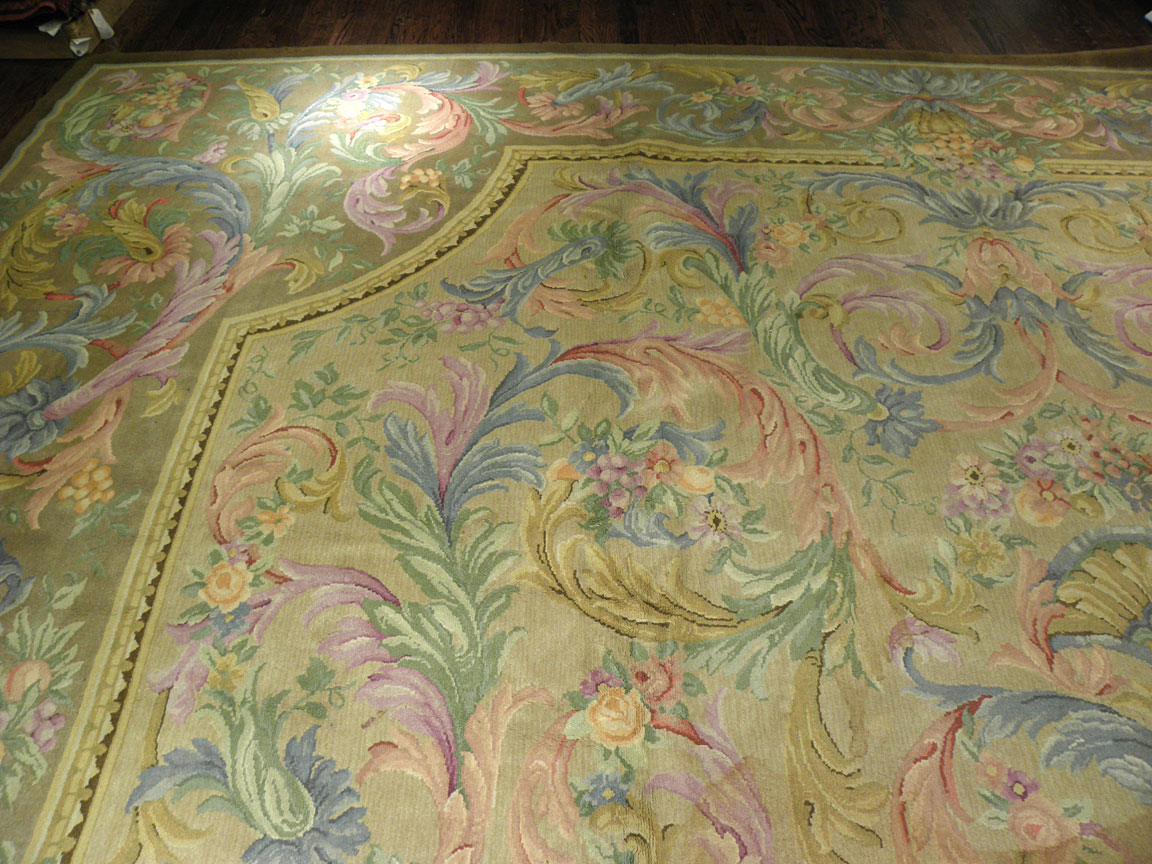 Vintage savonnerie Carpet - # 7496