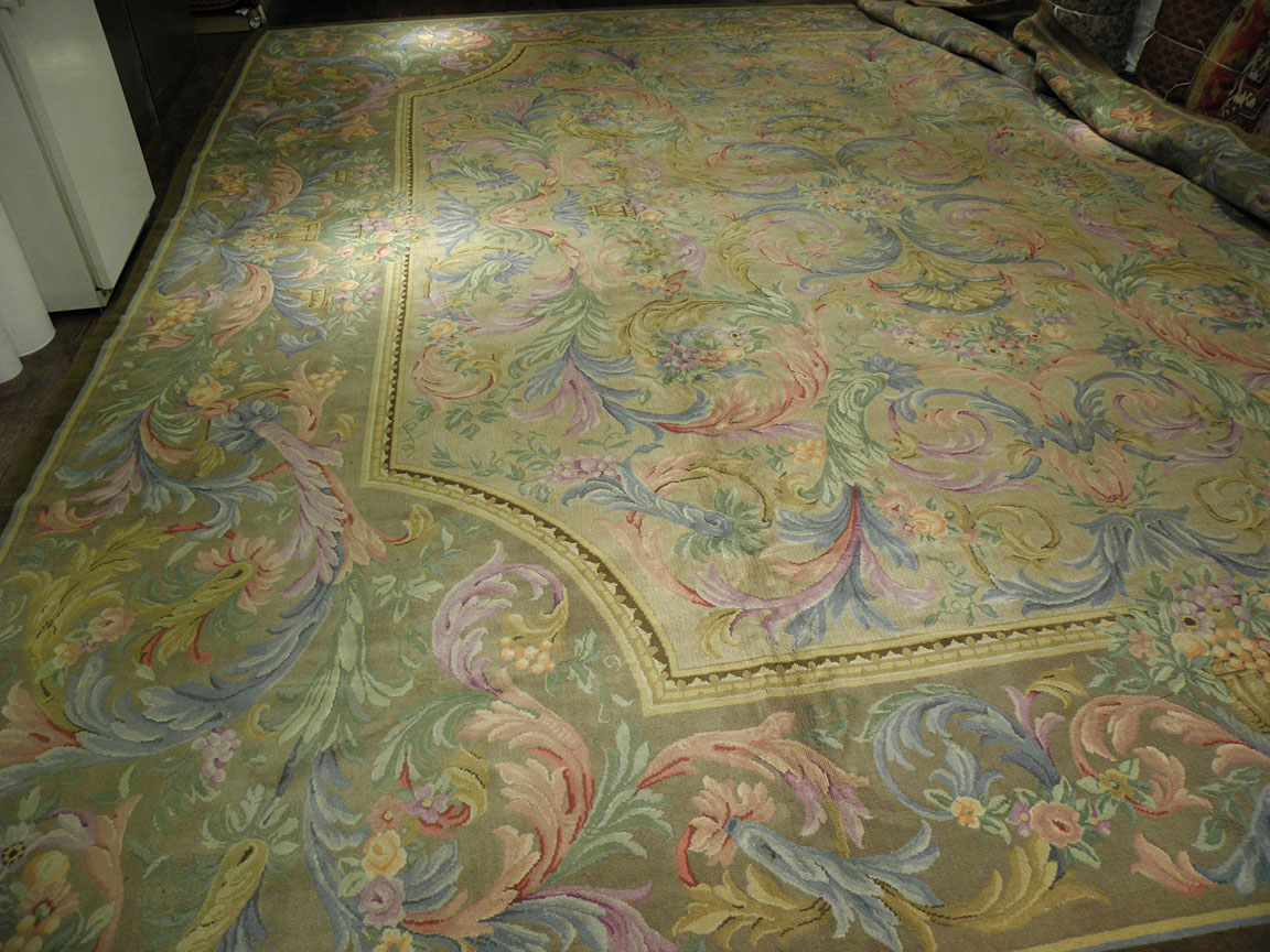 Vintage savonnerie Carpet - # 7496