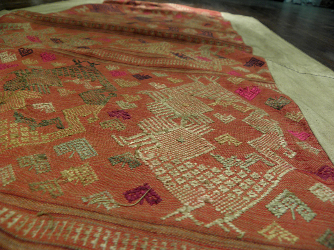Vintage southeast asia textile - # 30026