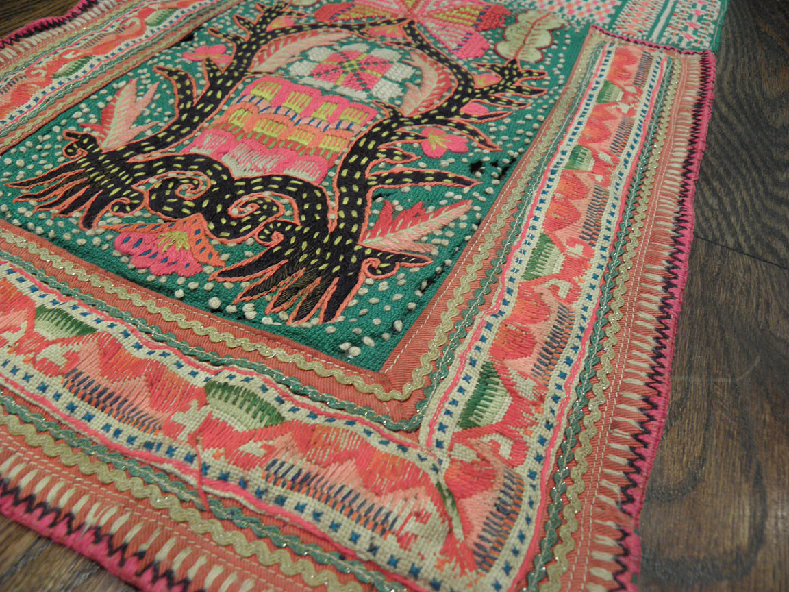 Vintage southeast asia textile - # 30045