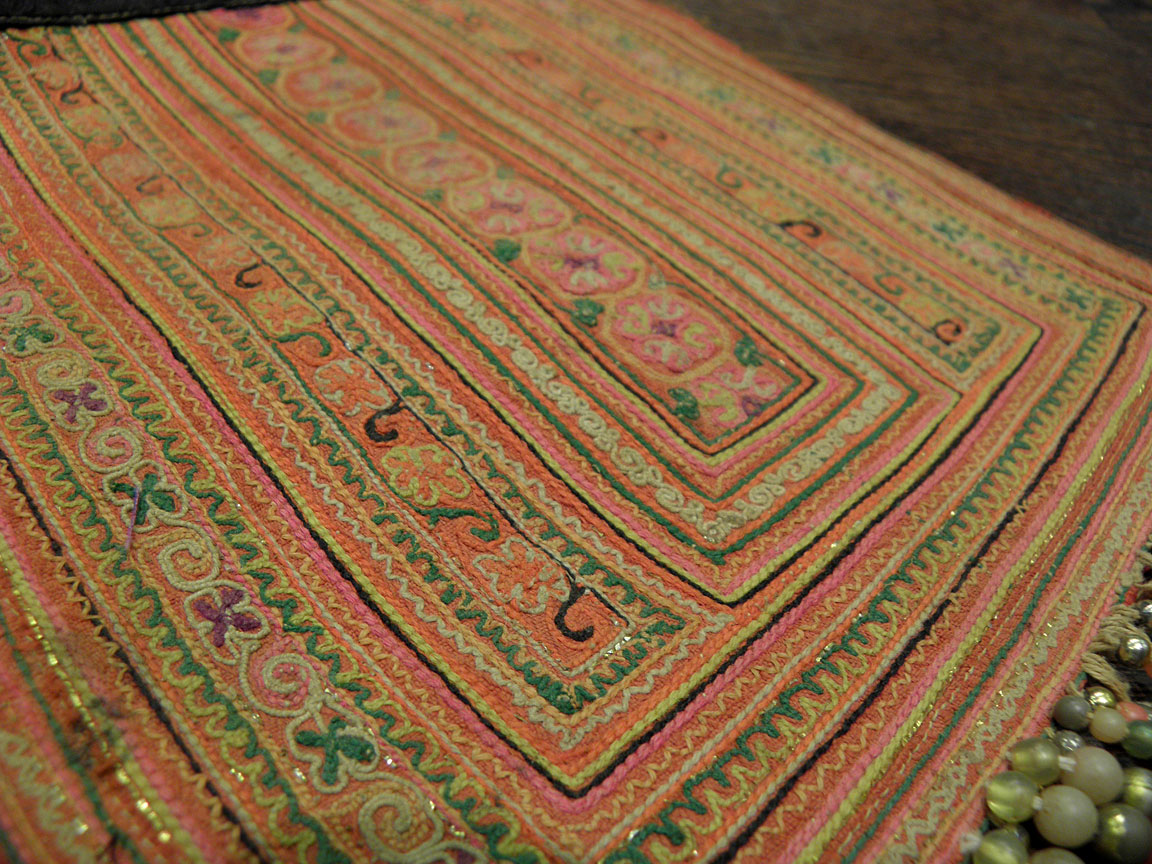 Vintage southeast asia textile - # 30076