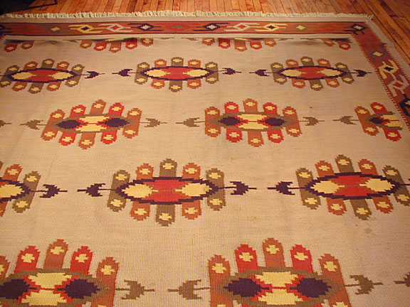 Vintage swedish kilim Carpet - # 90339